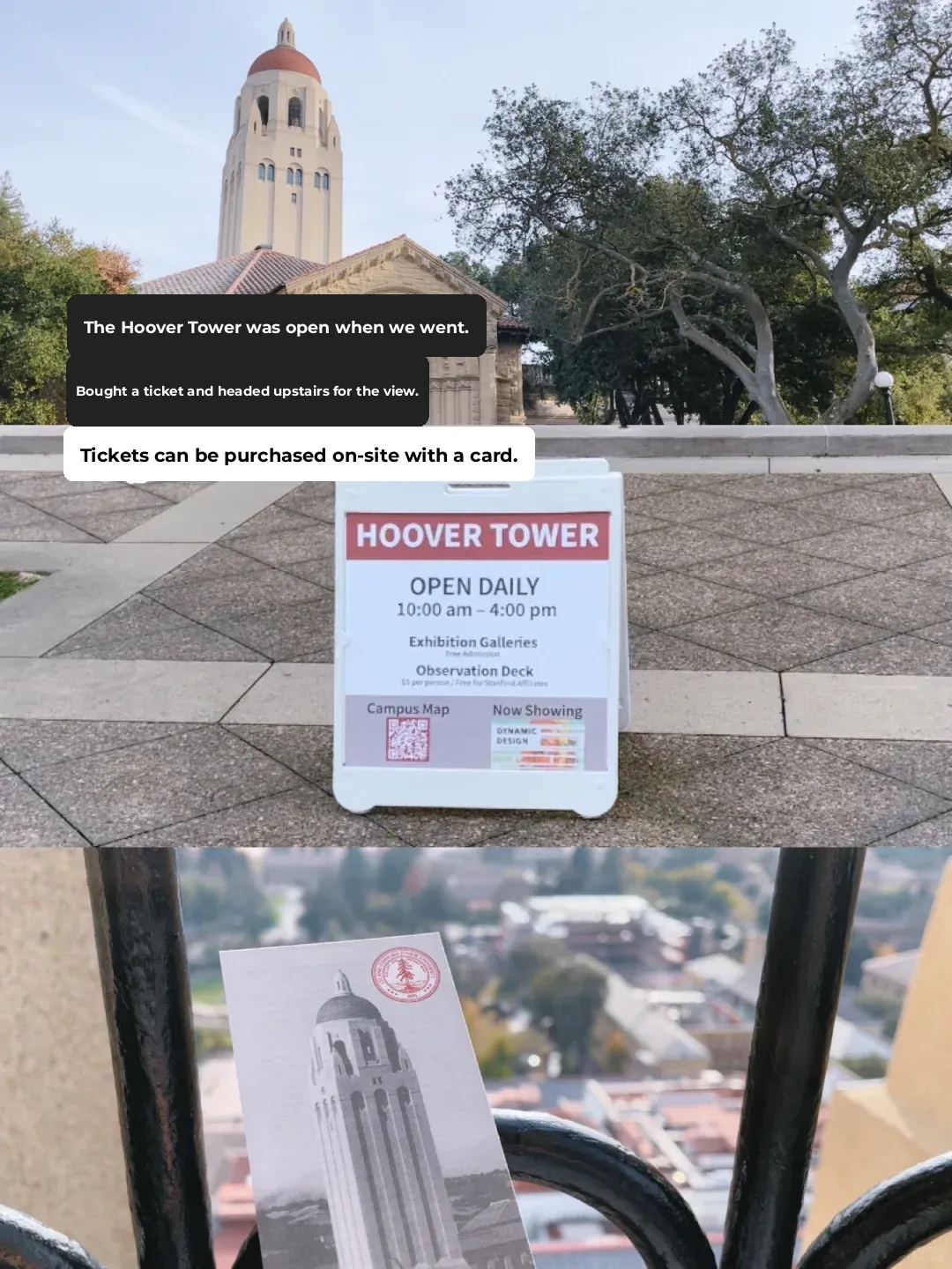 Stanford | Palo Alto Day Trip Without a Car: Climbing Towers, Wandering Around, and Soaking in Hot Springs