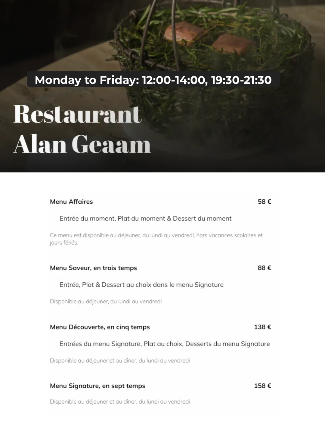 8 Michelin-Starred Restaurants in Paris for 50-59 Euros in 2024