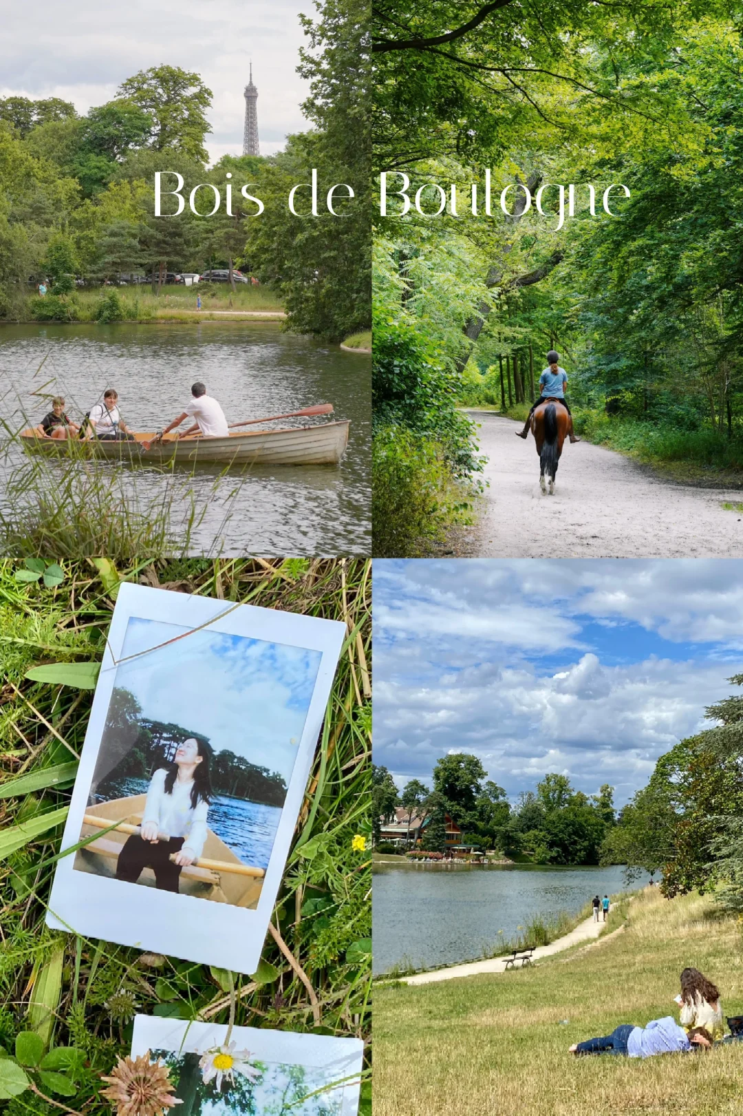 Paris | Summer Vibes at Bois de Boulogne 🌳🌳🌳