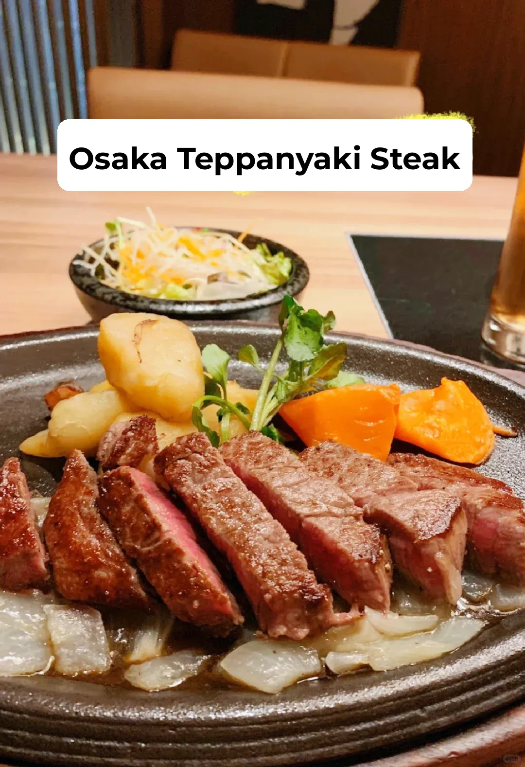 Osaka's Super Delicious Teppanyaki Steak 🥩 Foodie Paradise: Where Culinary Delights Await!