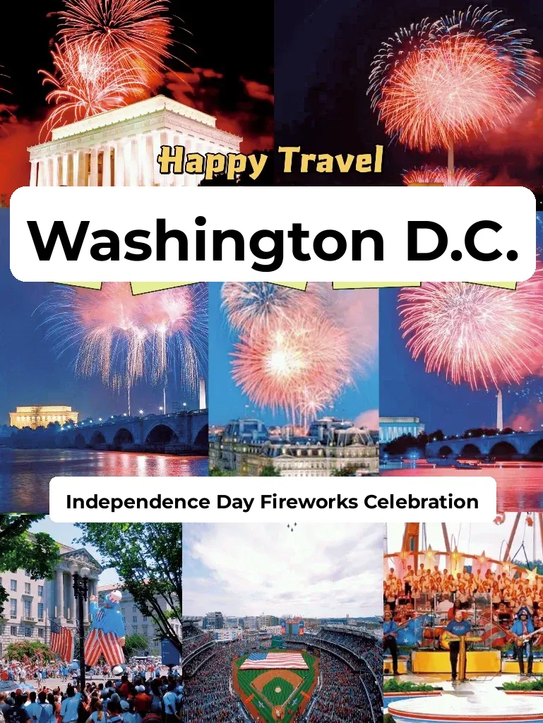 Brilliant Light of Freedom in the Night Sky | Washington D.C. Fireworks Spectacle