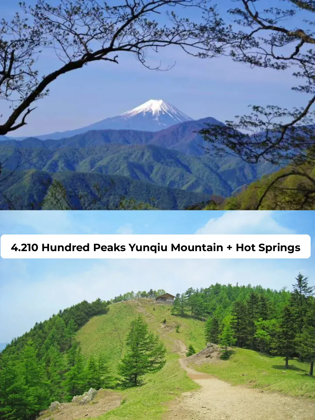 4.21 | Mount Kumotori, One of Japan's 100 Famous Mountains ⛰️ + Hot Springs ♨️