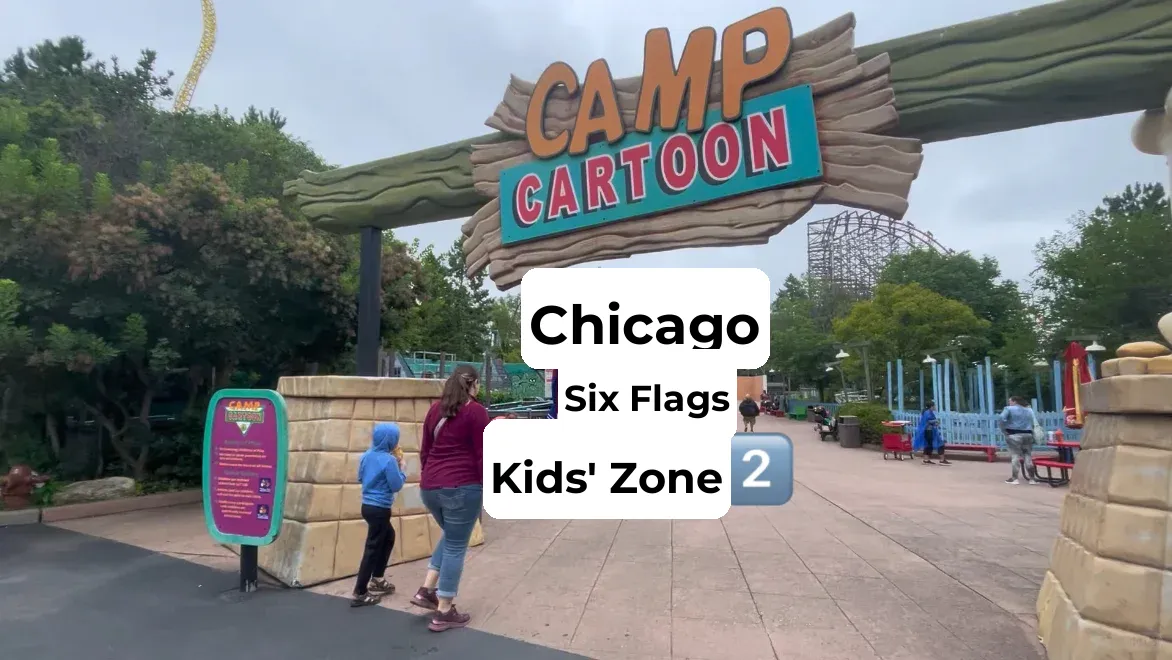 Six Flags Great America in Chicago: Kids' Zone 2️⃣ – A Must-Visit Every Time!