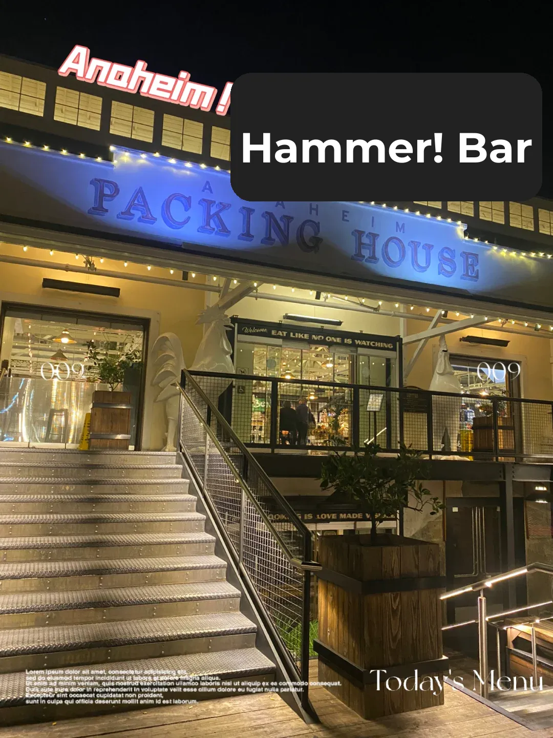 "LA Bar Guide Returns! Anaheim Edition – Hammer Bar"