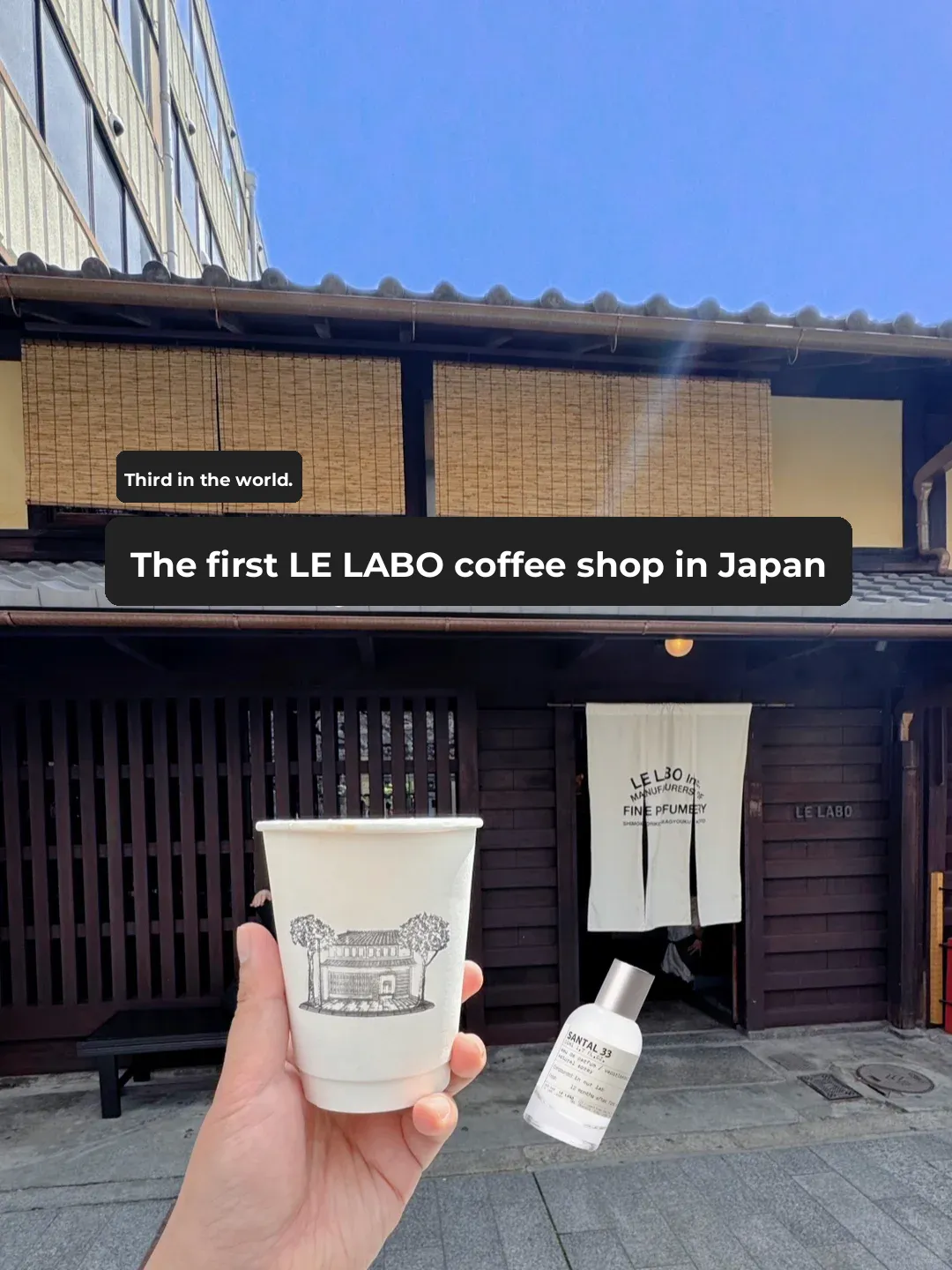 Check Out Japan's First LE LABO Café in Kyoto