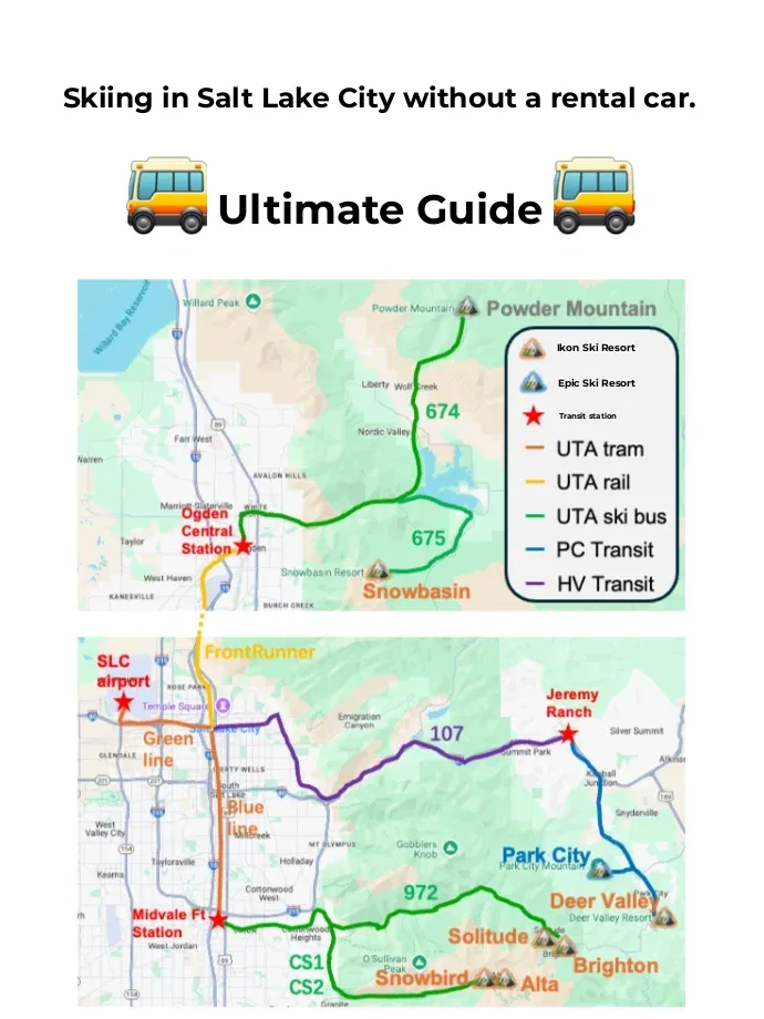 No Car, No Problem?! A Ski Guide to Salt Lake City Without Renting a Vehicle