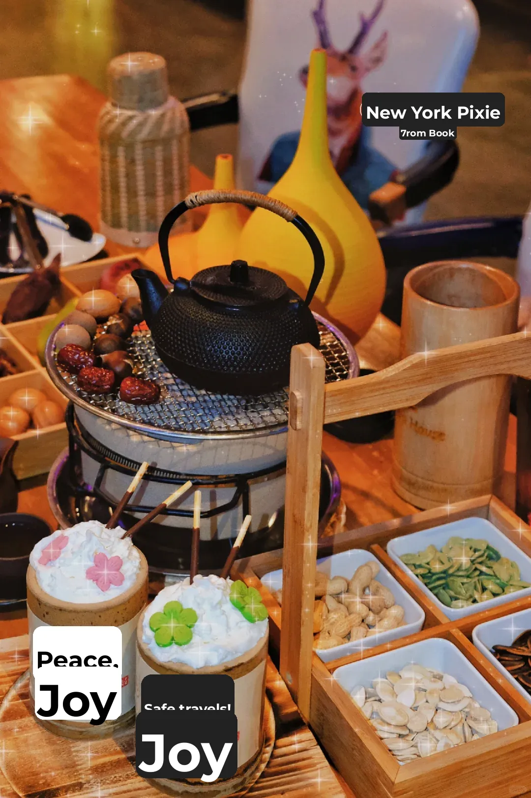 New York | Chinese Bamboo Cup Milk Tea + Nine-Grid Stovetop Tea ✅❗❗