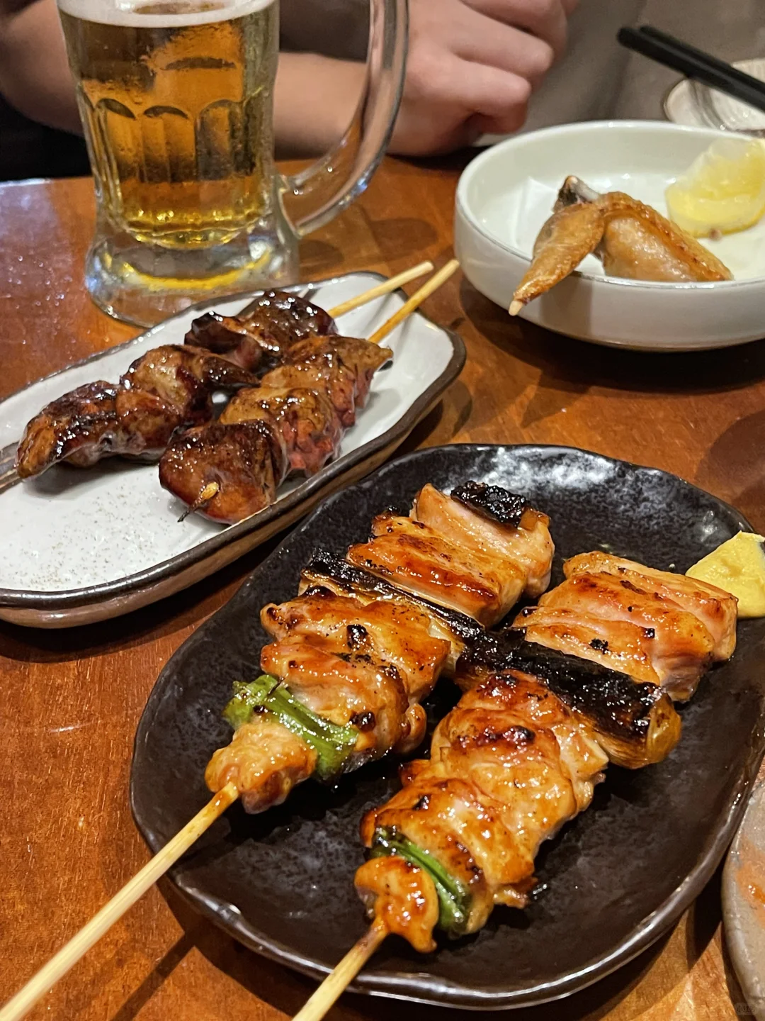 Of course you gotta have some yakitori when you're in Osaka!