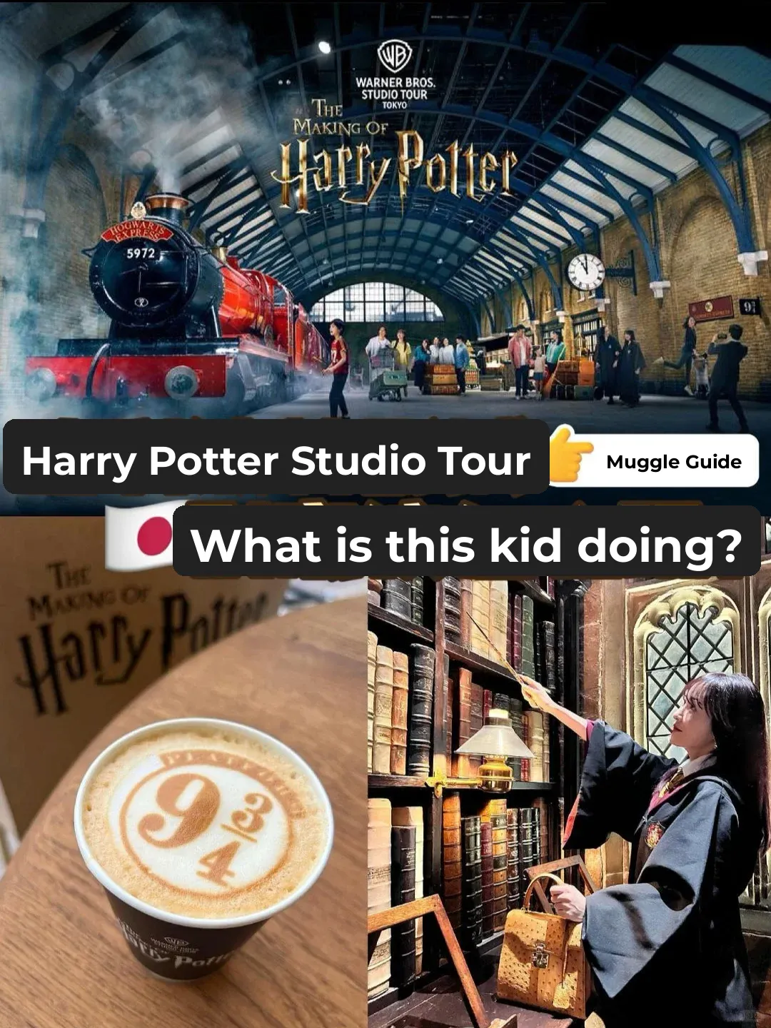 Save this post 🔥 120% Magical Experience at Tokyo's Harry Potter Studio Tour!