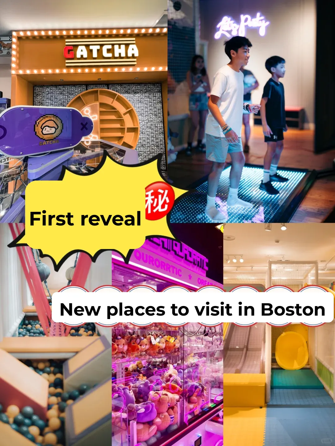 First Exclusive Reveal ✨｜Boston’s Newest Amusement Park: Gatcha 🎠