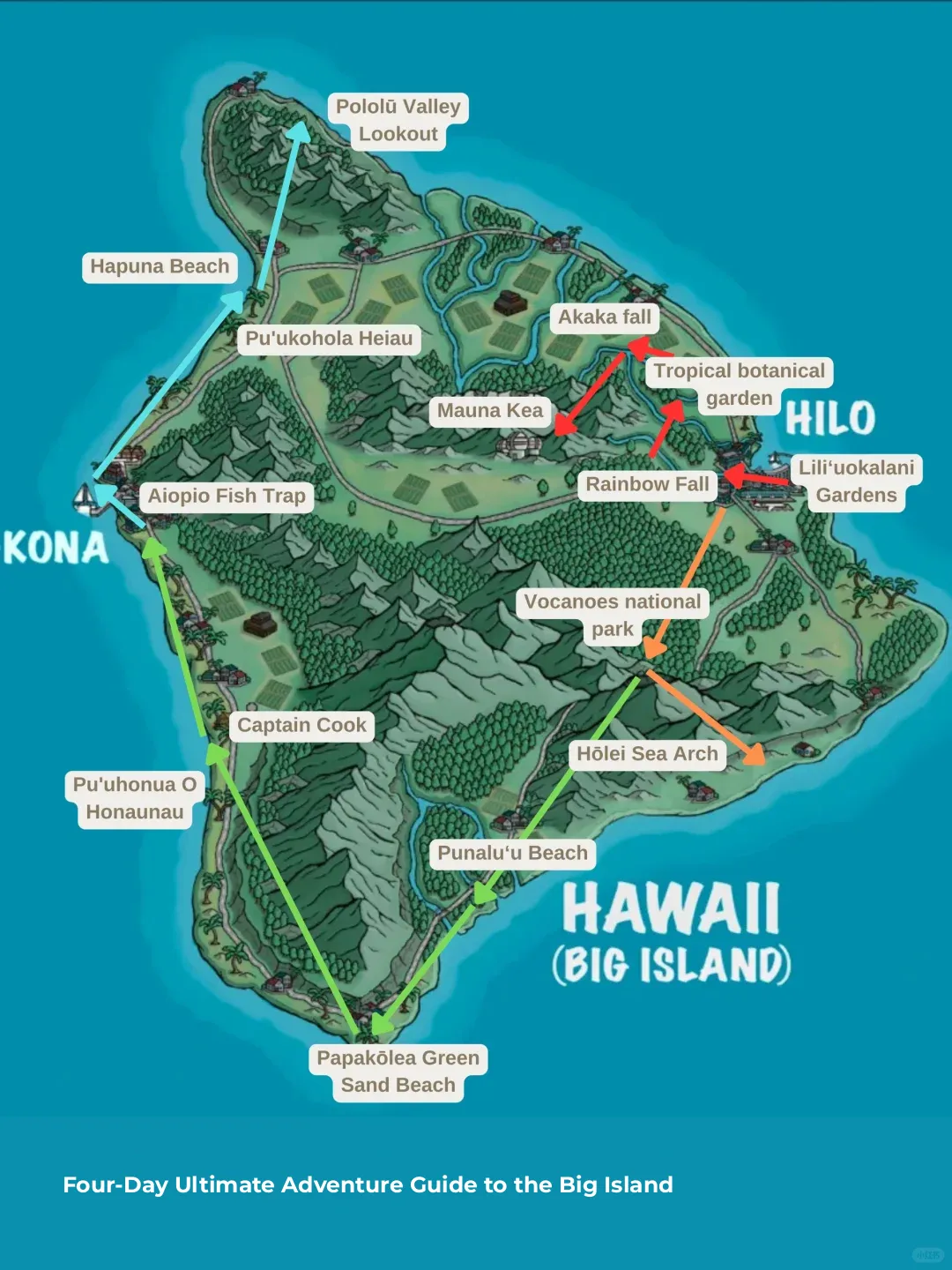 "Painstakingly Crafted 4-Day Extreme Itinerary for Hawaii's Big Island (Part 2)"