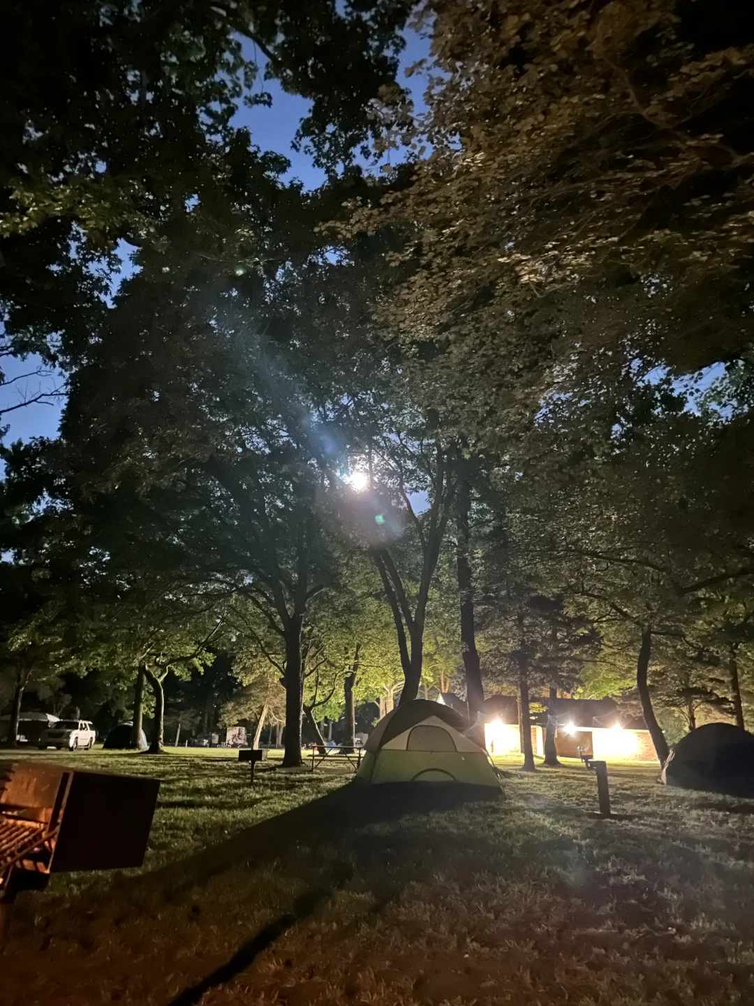 Camping at Heckscher State Park