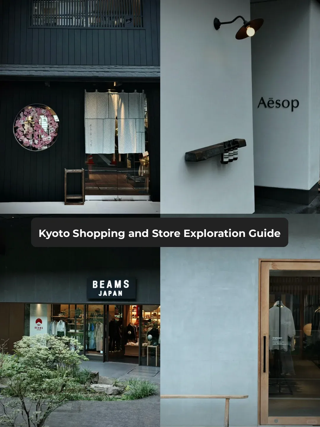 Pure Gold Content丨Kyoto Shopping Map · Ultimate Guide to Exploring Stores