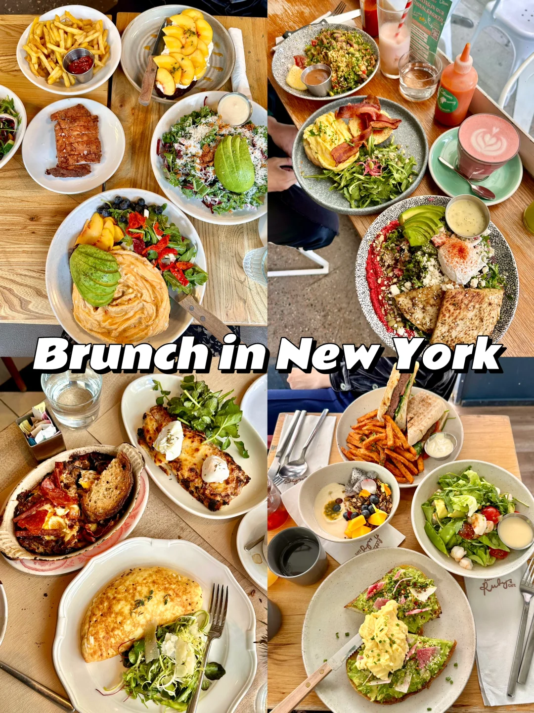"Six Must-Try Trendy Brunch Spots in New York! No More Wondering Where to Eat!"