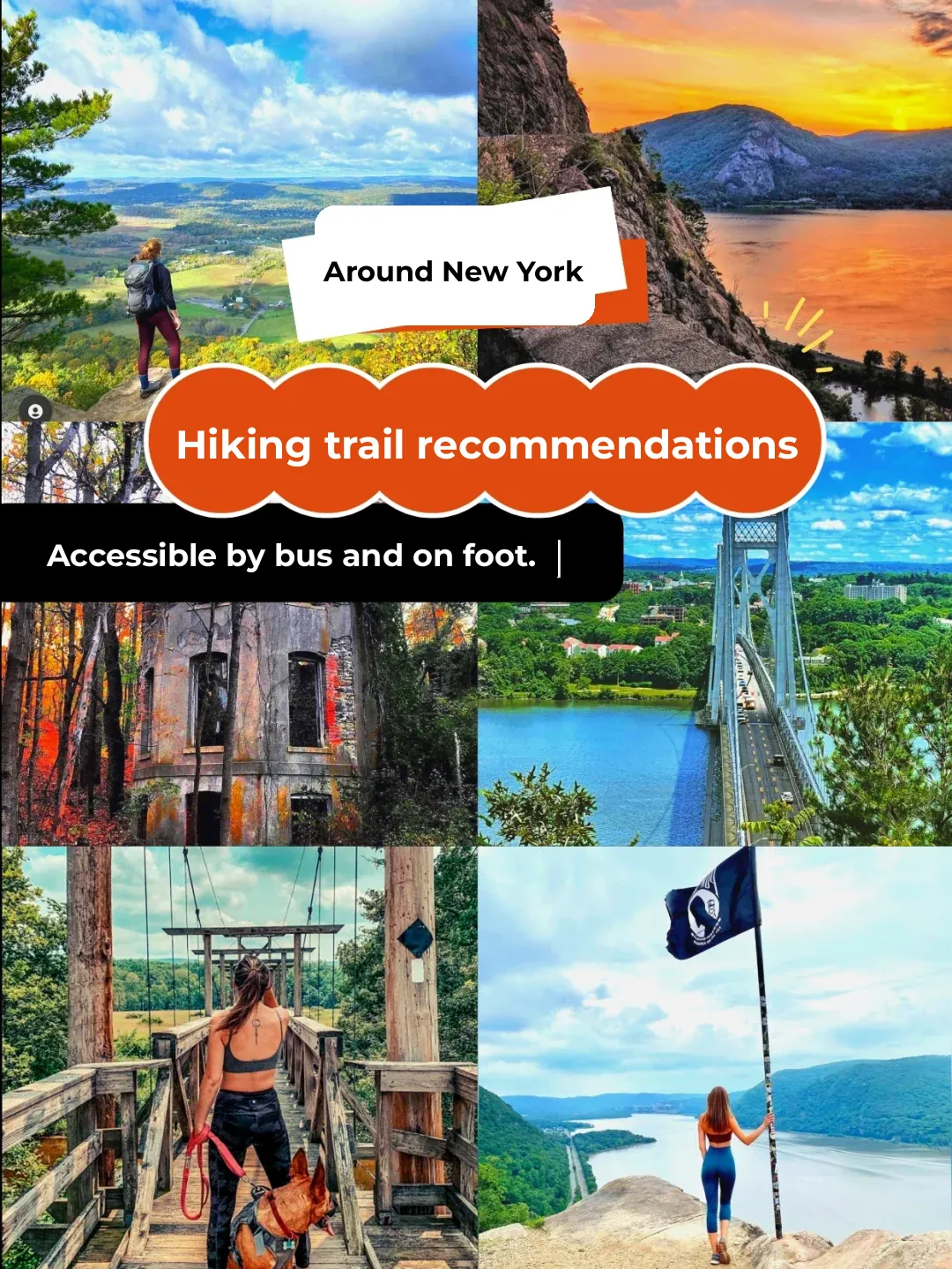 Public Transit + Walking: Top Hiking Trails Near NYC