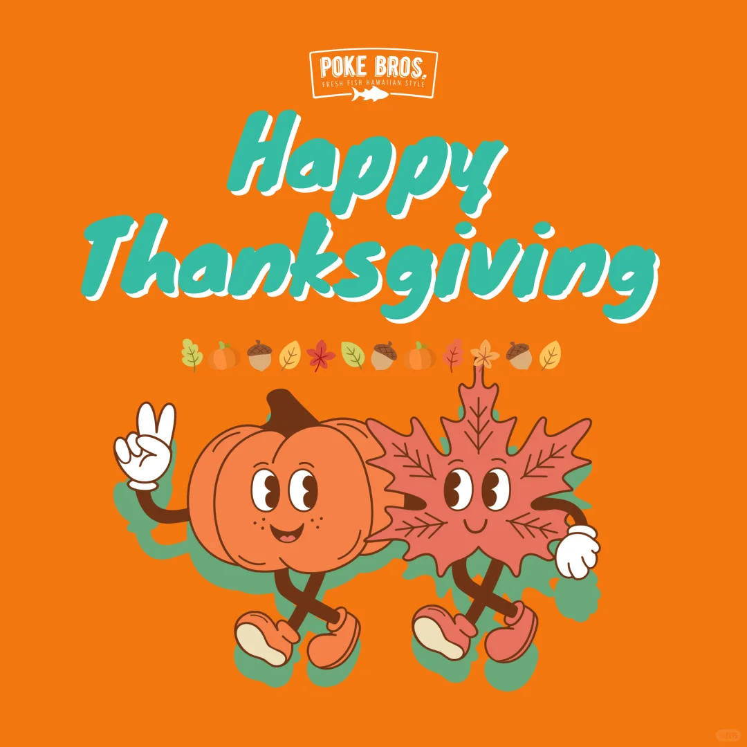 Celebrating Thanksgiving in Illinois with a Poke Bowl Feast! 🦃🍁