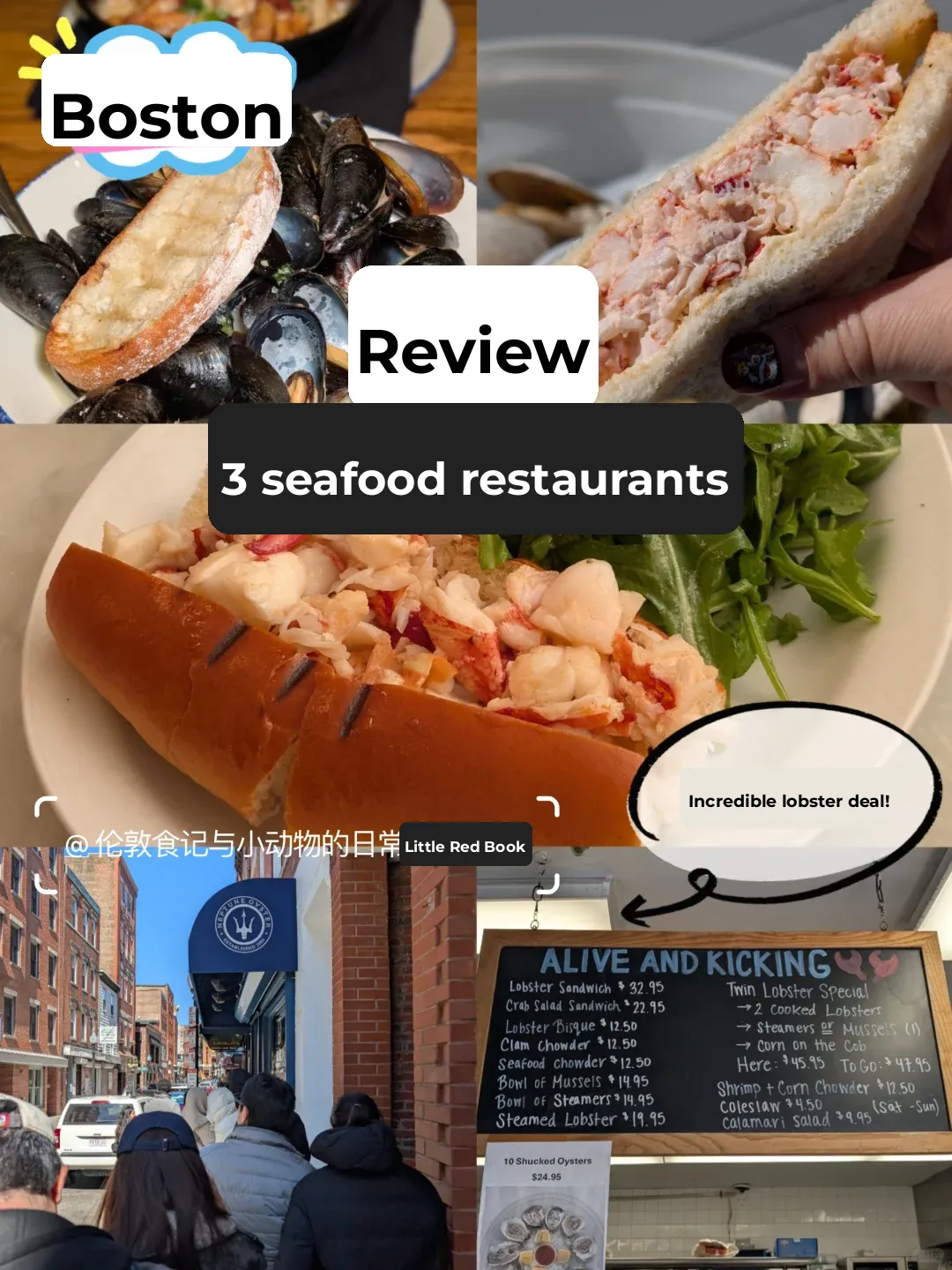 🇺🇸 Boston Food Guide | Where to Find the Best Buttery Lobster Roll?