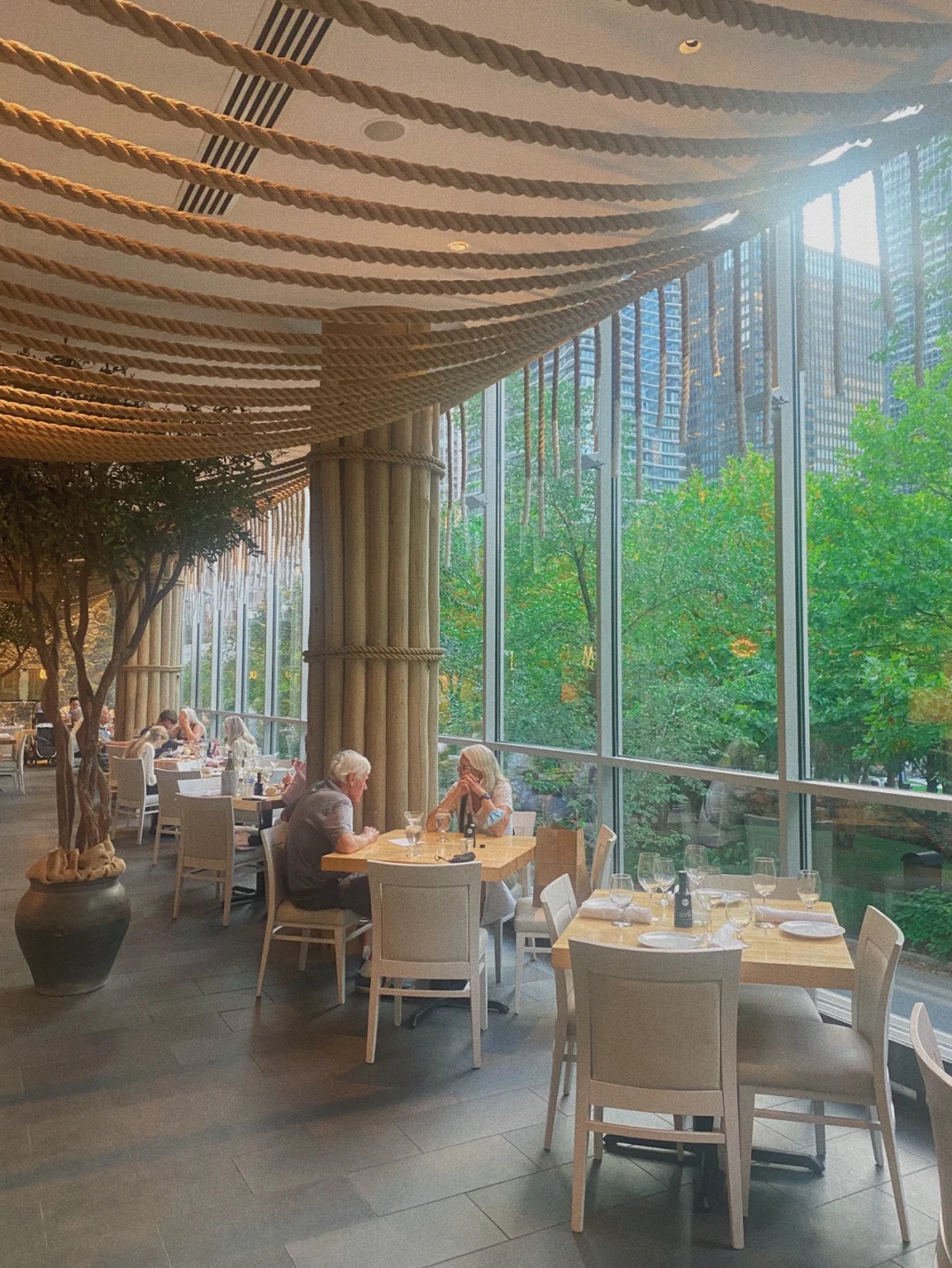 **The Most Beautiful Park Restaurant in Chicago 🍃**
