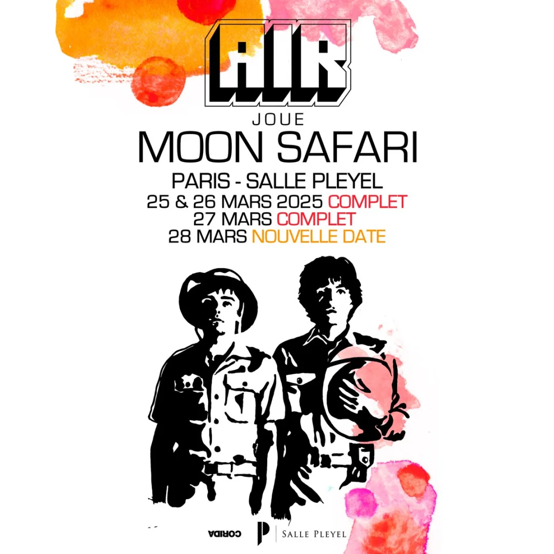 French electronic duo AIR announces Paris concert details