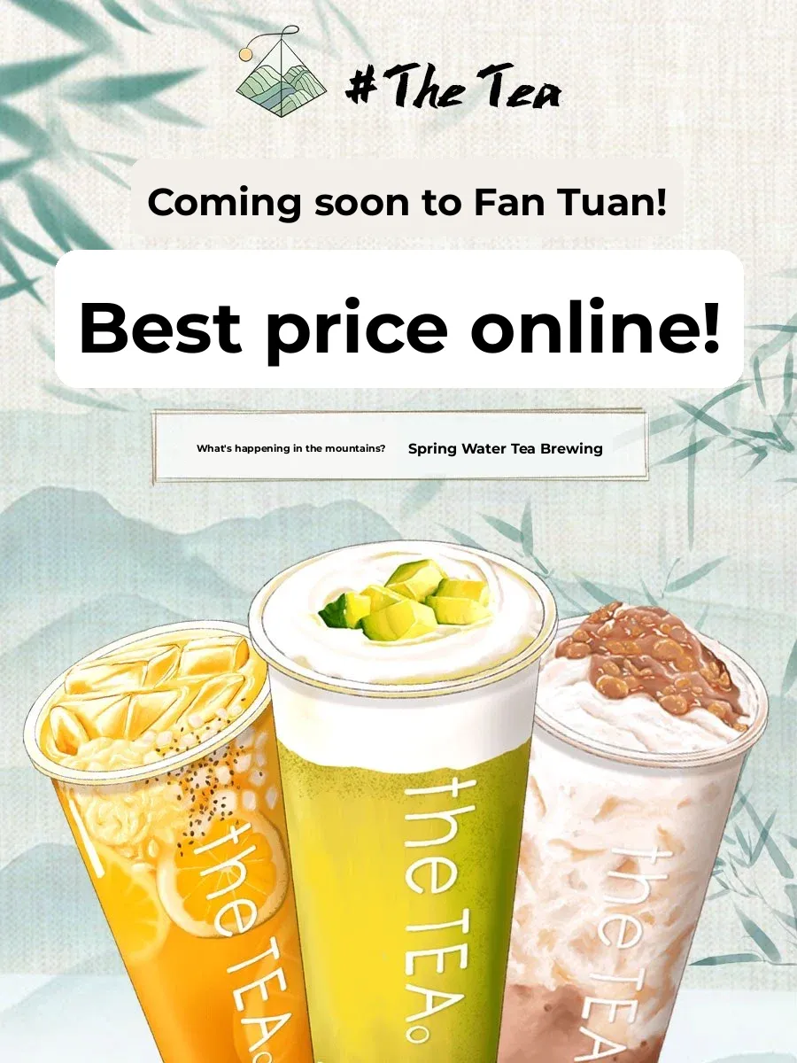 Rowland Bubble Tea Lovers Unite! The Tea Grand Opening Special 🧧