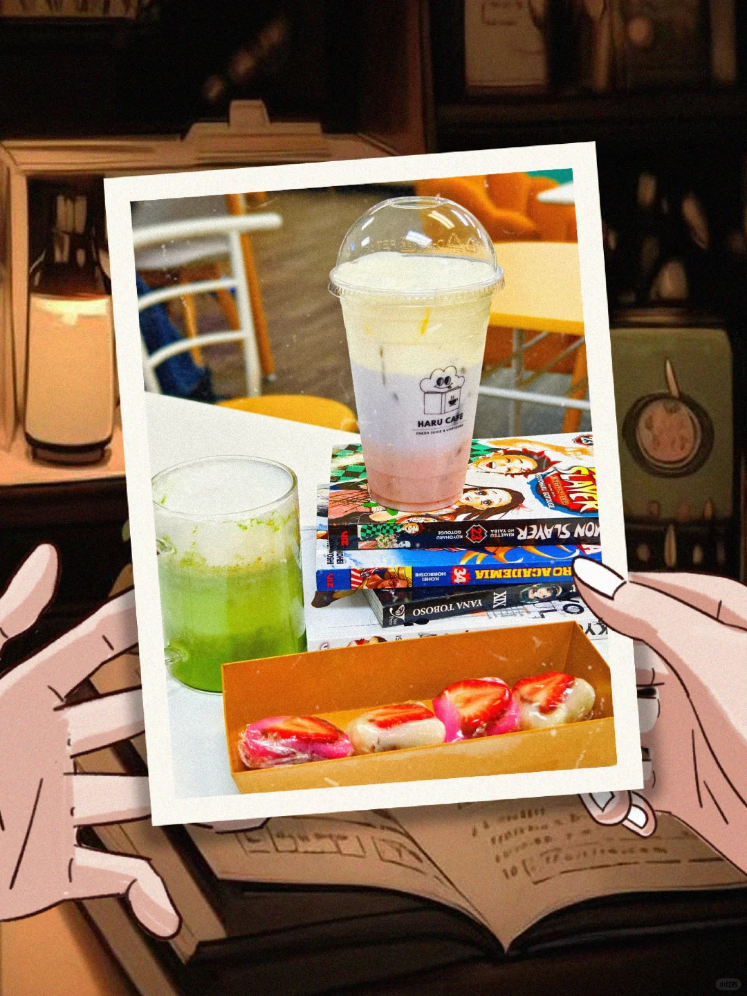 In Michigan｜🐲Celebrating the New Year at a Comic Café～