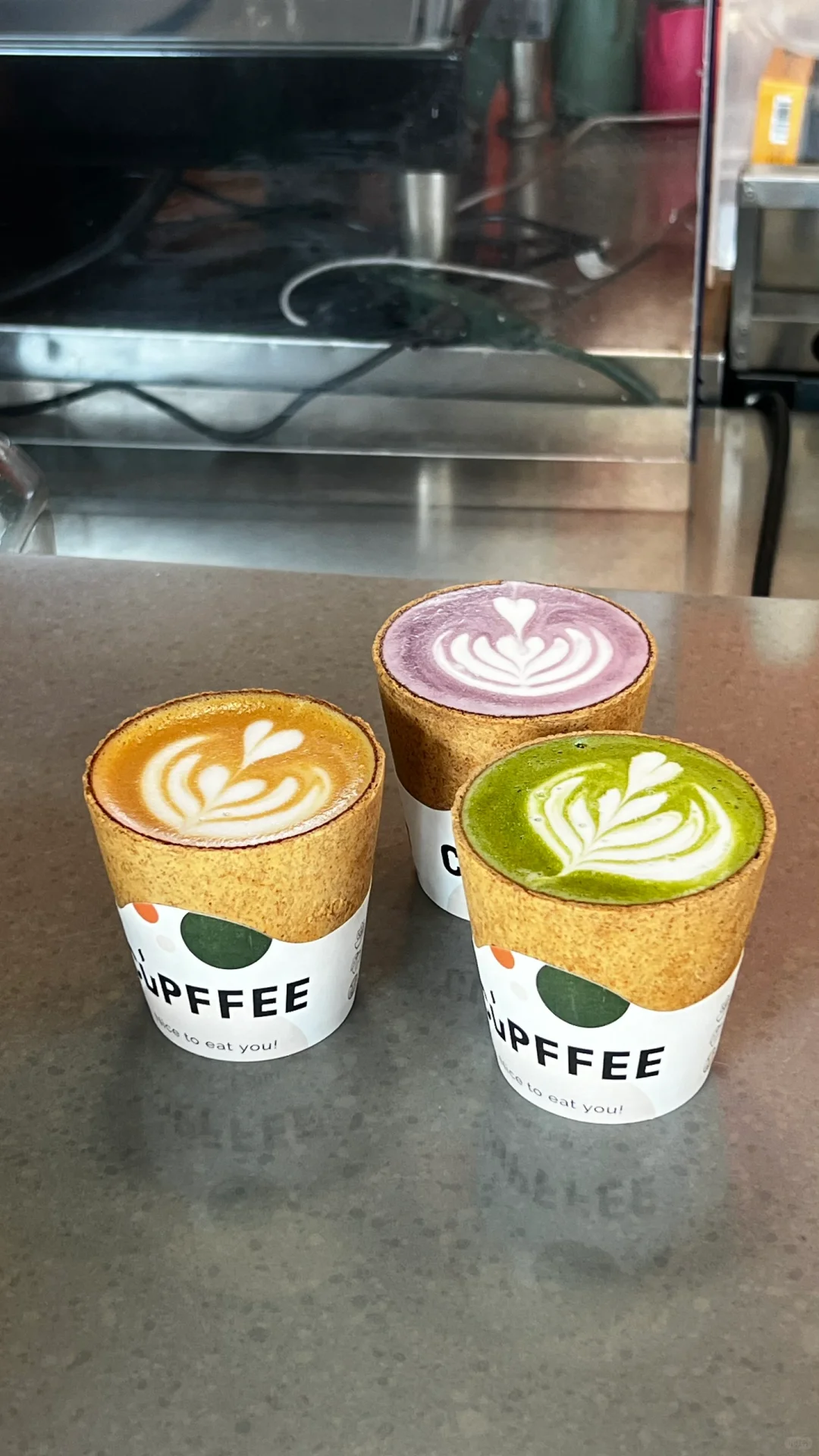 Bay Area's Instagram-Worthy Edible Coffee Cups