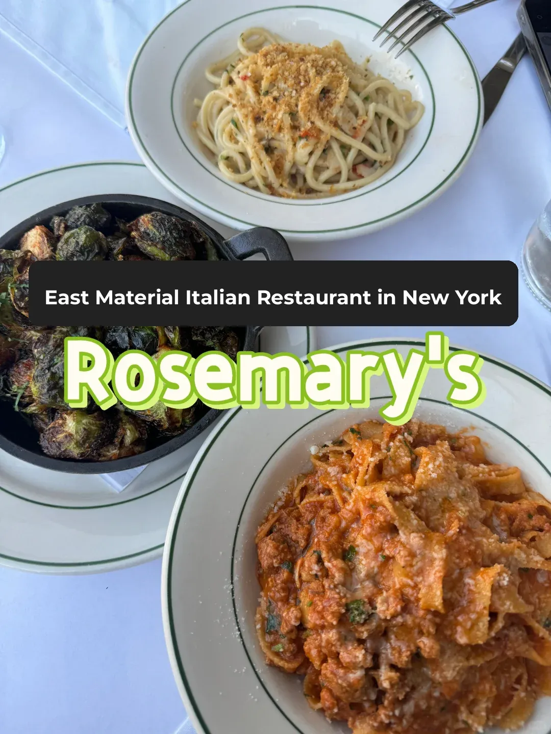 What to Eat While Studying in New York 14/100 😋 East Village Vibes Italian Cuisine