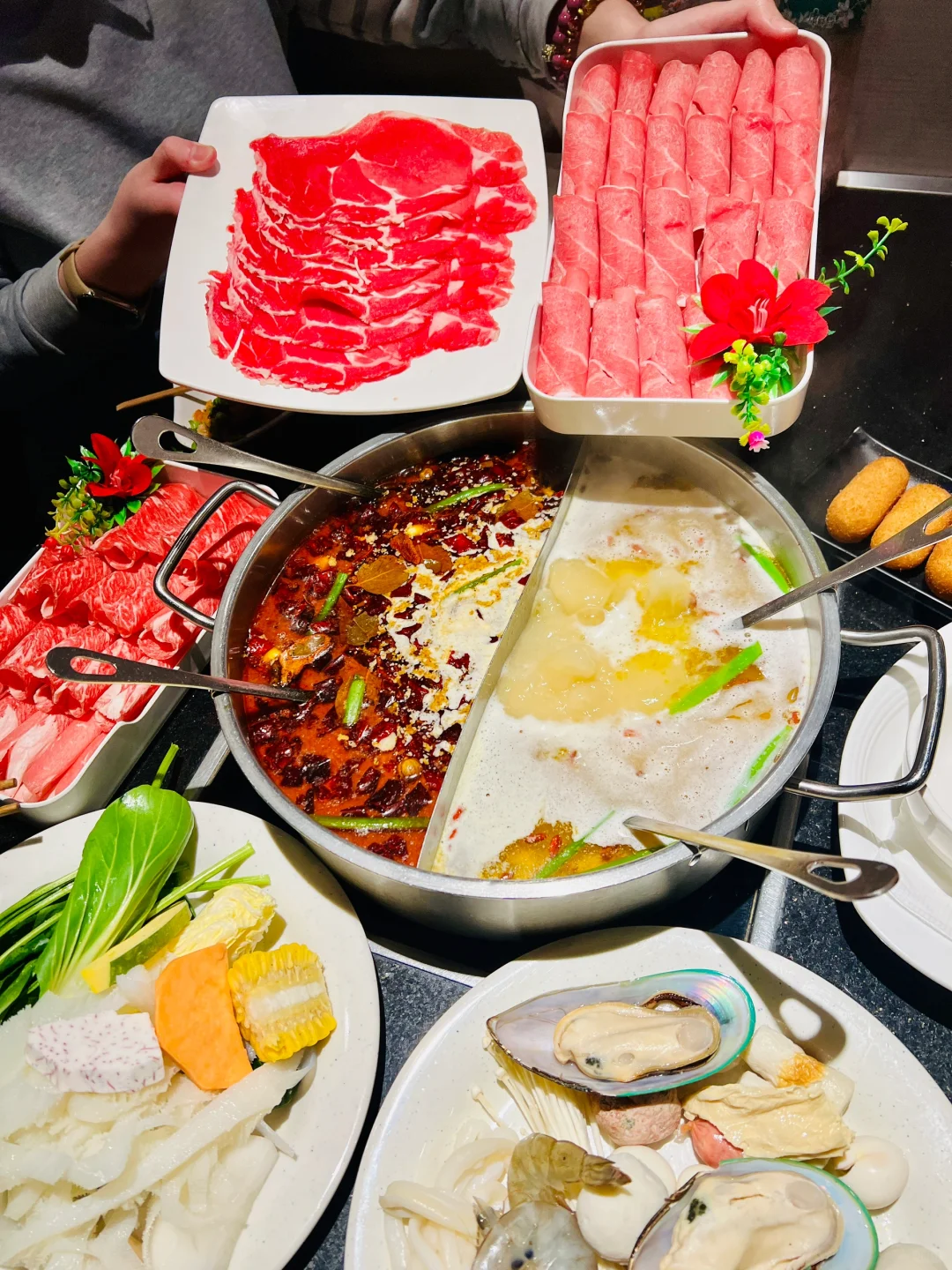 Happy Lamb Hot Pot in Dallas is truly affordable and incredibly satisfying! 😍