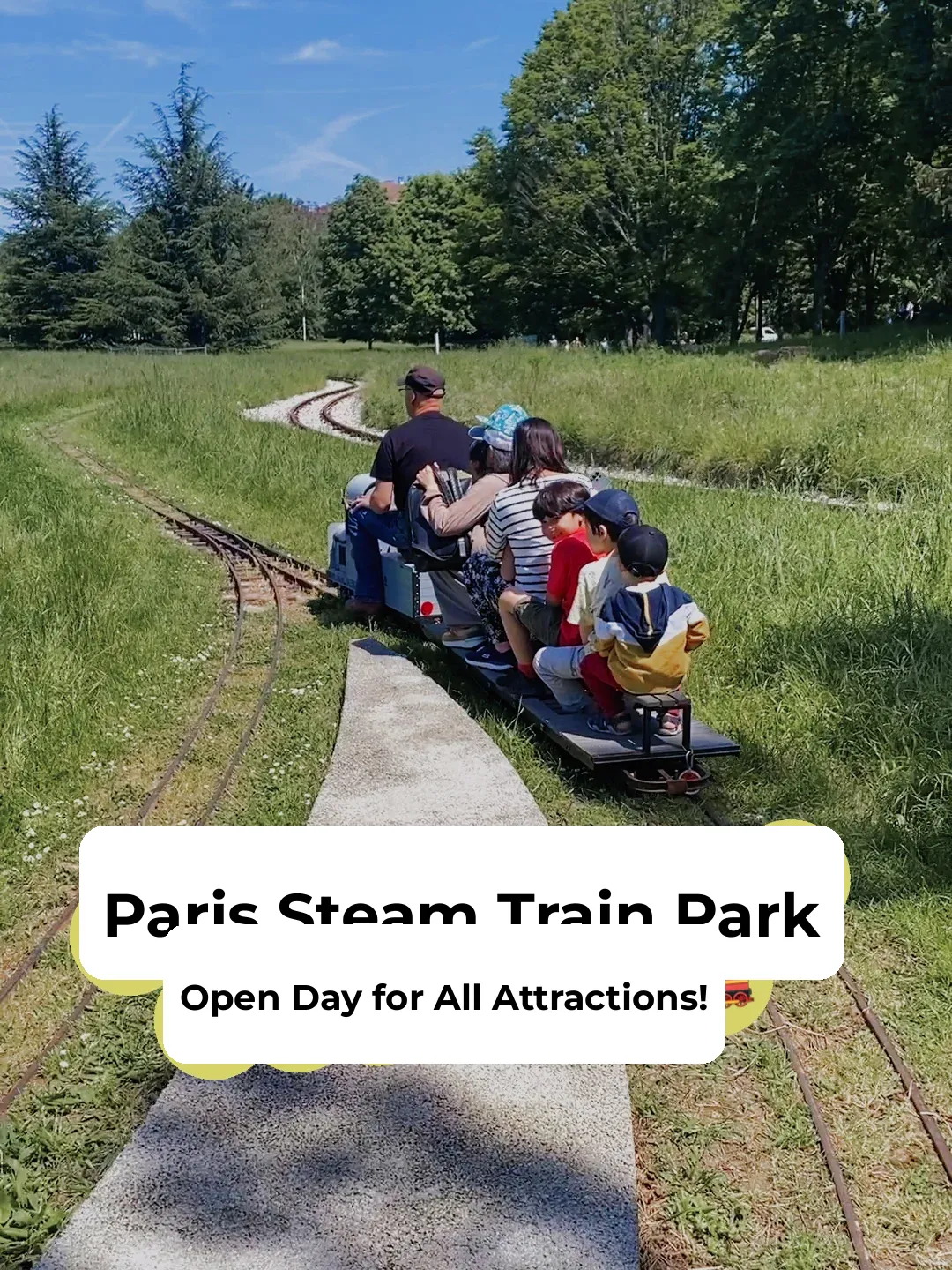 🚂 Discover Paris' Hidden Gem: The Little Train Park Grand Opening This Weekend!