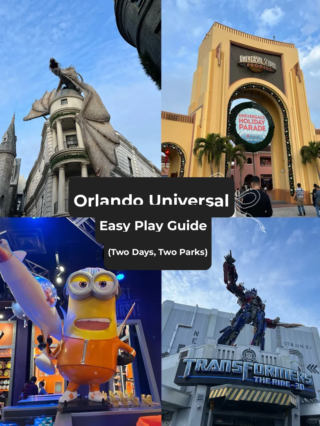 Orlando Universal Studios: Two-Day, Two-Park Guide with Minimal Wait Times