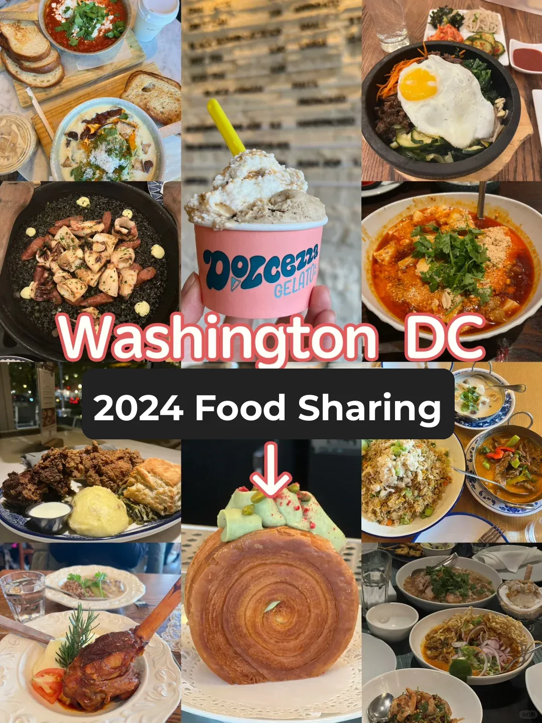 DC Food Guide | A Recap of the Delicious Eats I Tried in DC in 2024 ❣️