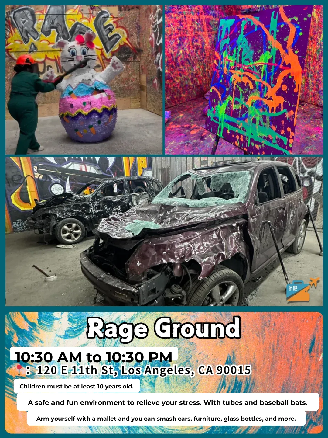 Busting Stress Diary 🔨 Ultimate Anger Room Experience in LA