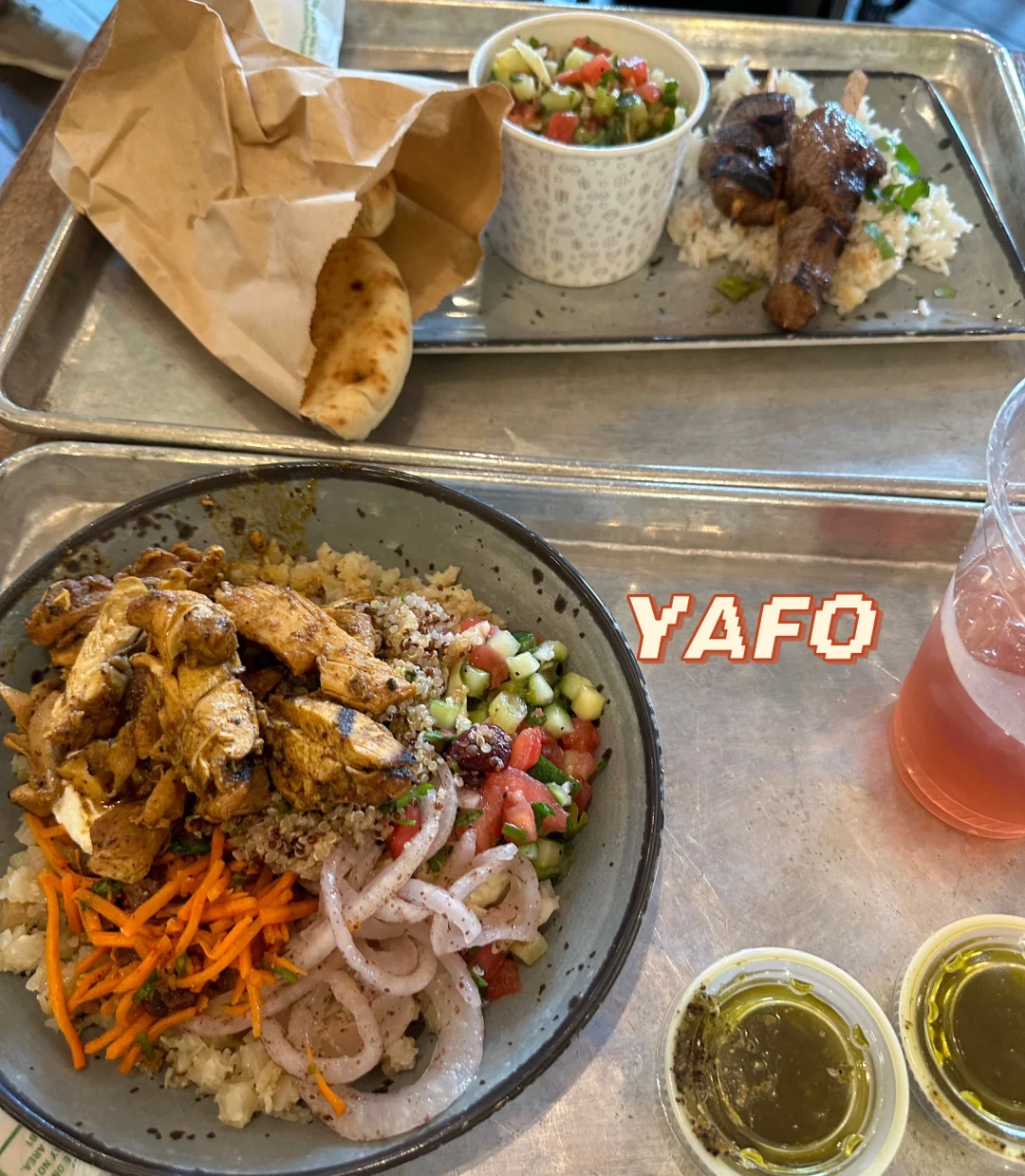 Charlotte | Delicious "White People Food" - Mediterranean Rice Bowl