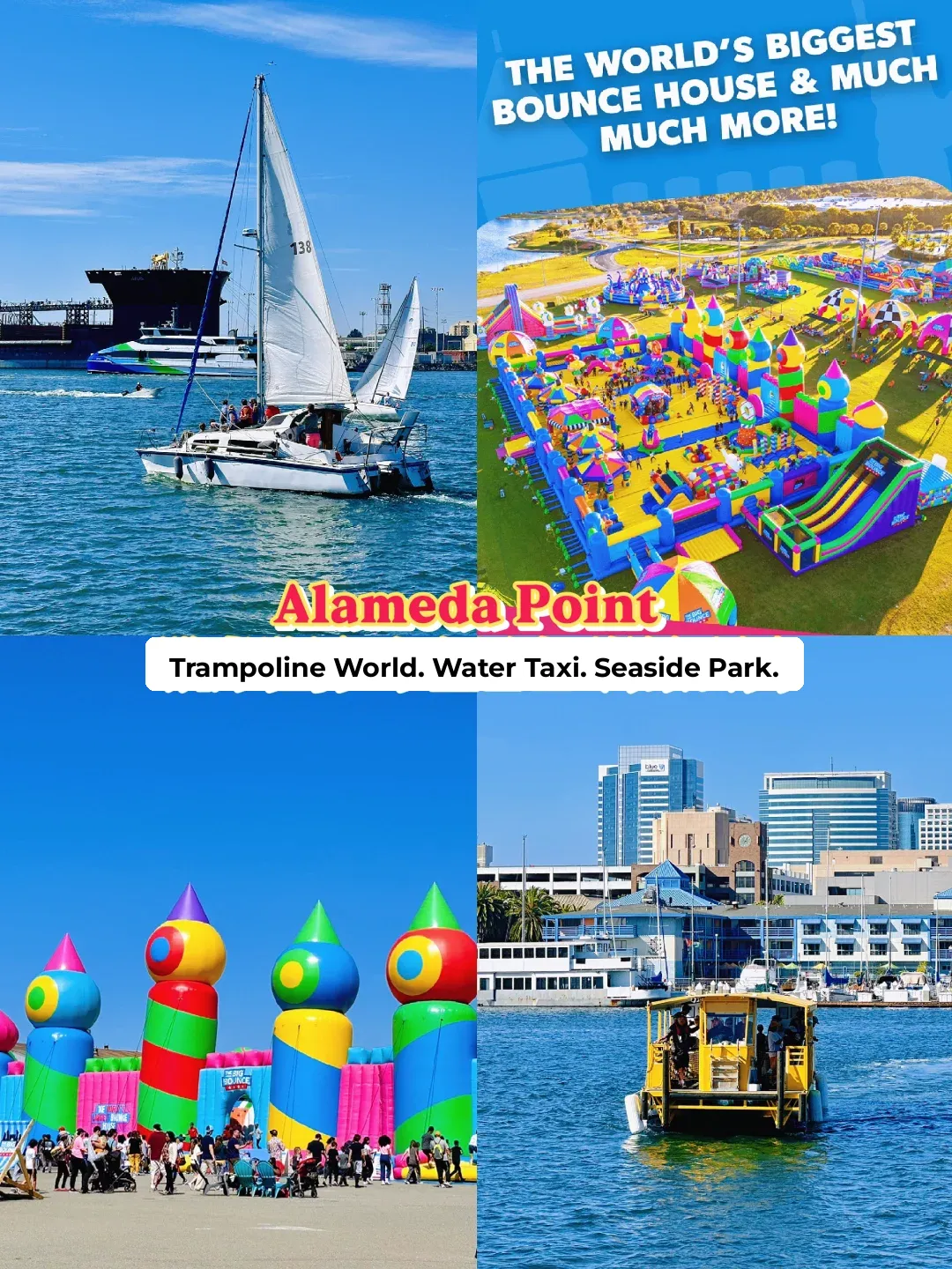Bay Area Family Fun: Trampoline World – Water Taxi – Seaside Park