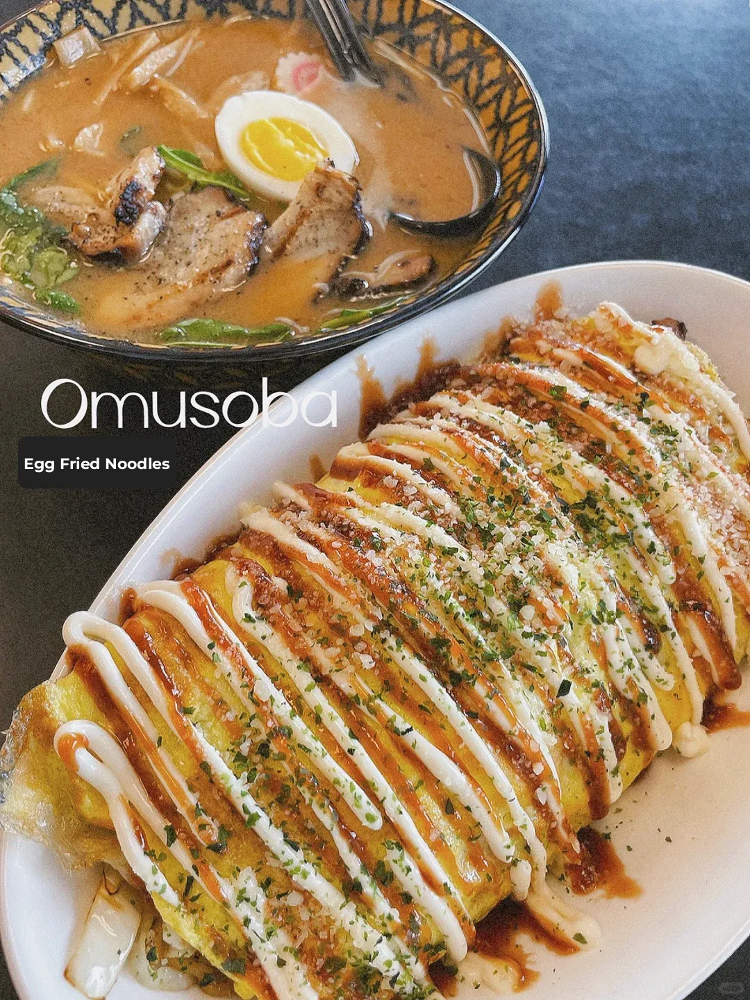 🥢🥢Have You Tried Omusoba's Japanese Omelette Fried Noodles Yet? 🍛