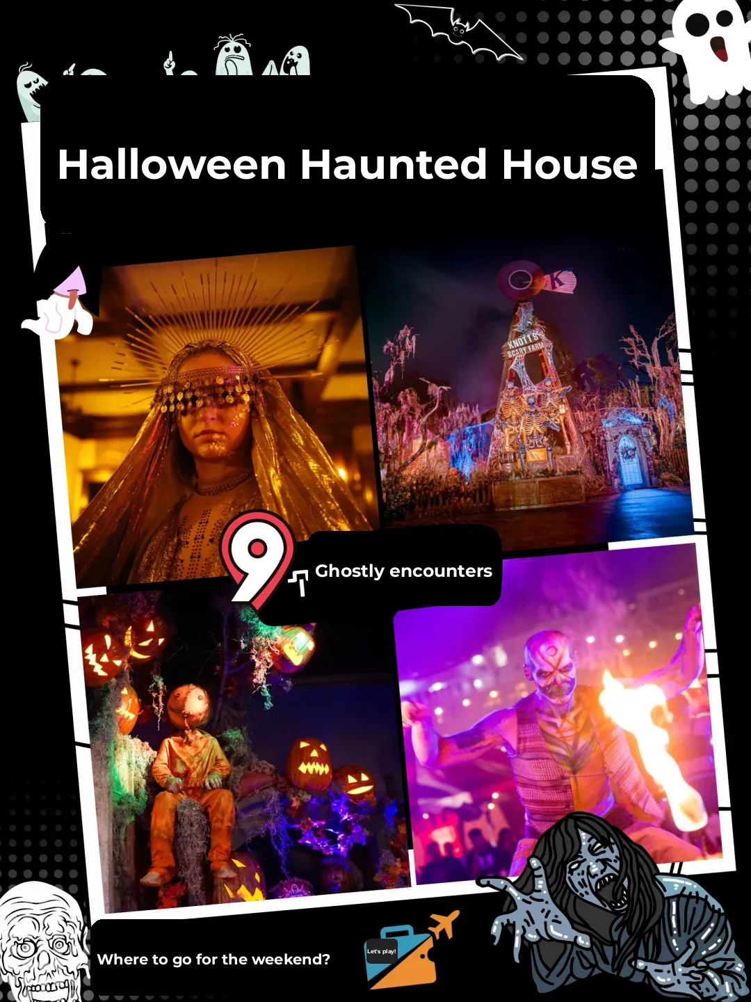 9 Spooky Haunted Houses 🎃 Celebrate Halloween Together in LA