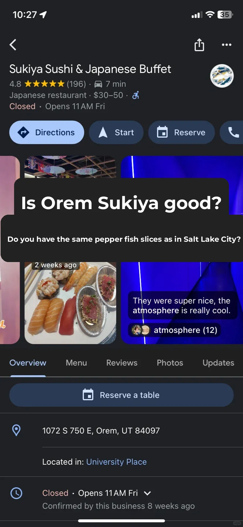Is Orem Sukiya Delicious?