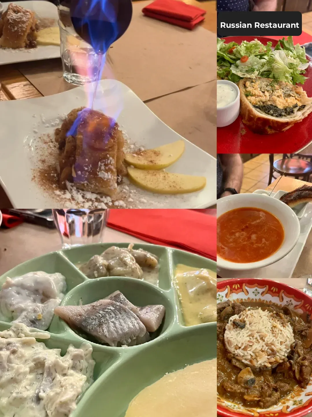 #ParisEats# A Glimpse of Russian 🇷🇺 Charm at the Restaurant