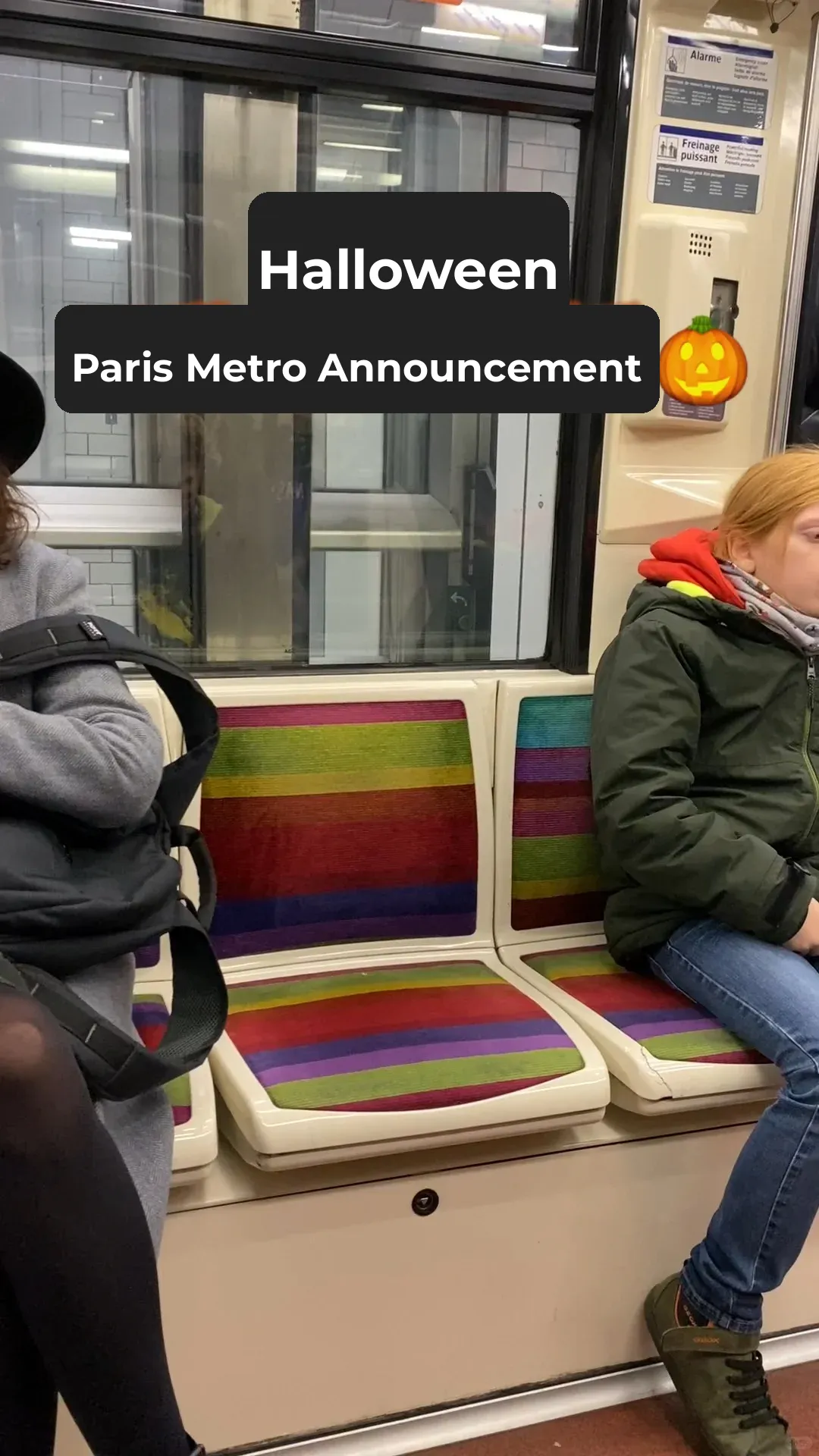 Halloween-themed Paris Metro Announcements 🎃