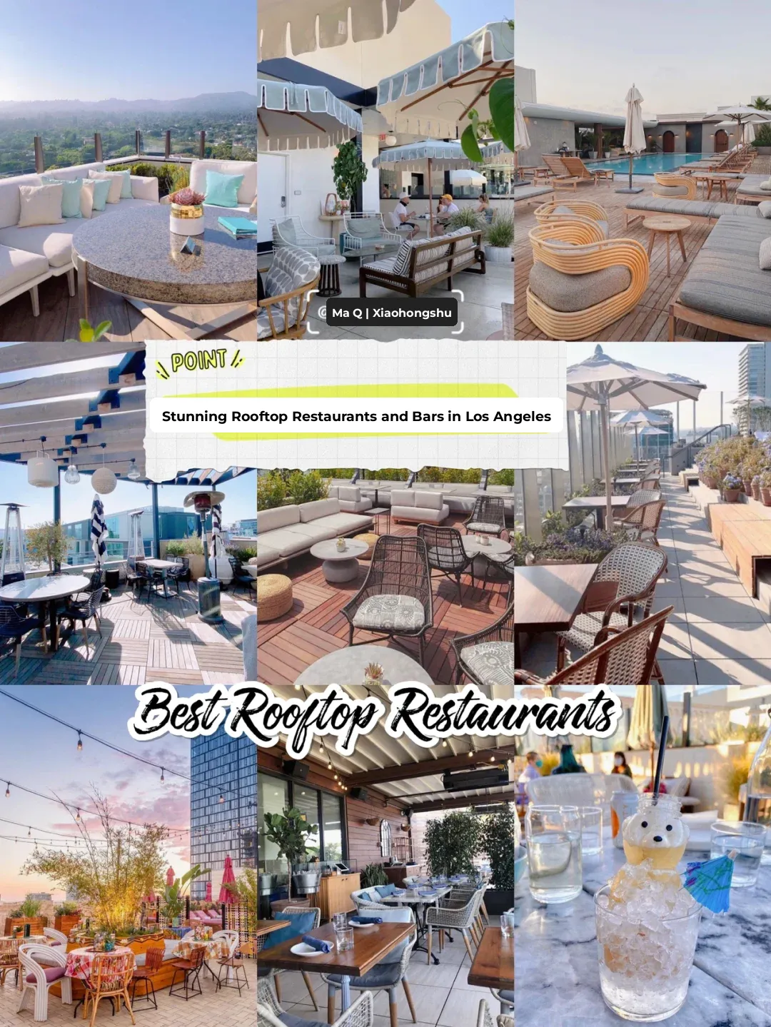 Los Angeles | Stunning Rooftop | Brunch | Bar 🍹 Collection