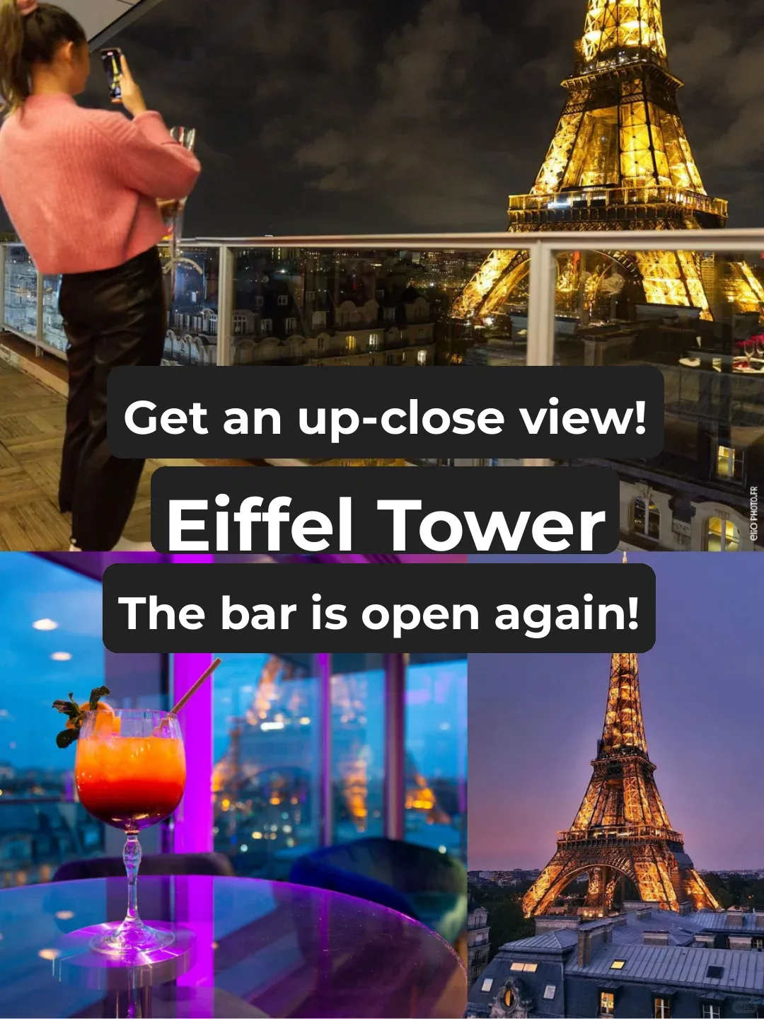 Limited Time: Ultra-Close View of the Eiffel Tower Bar is Back in Action!