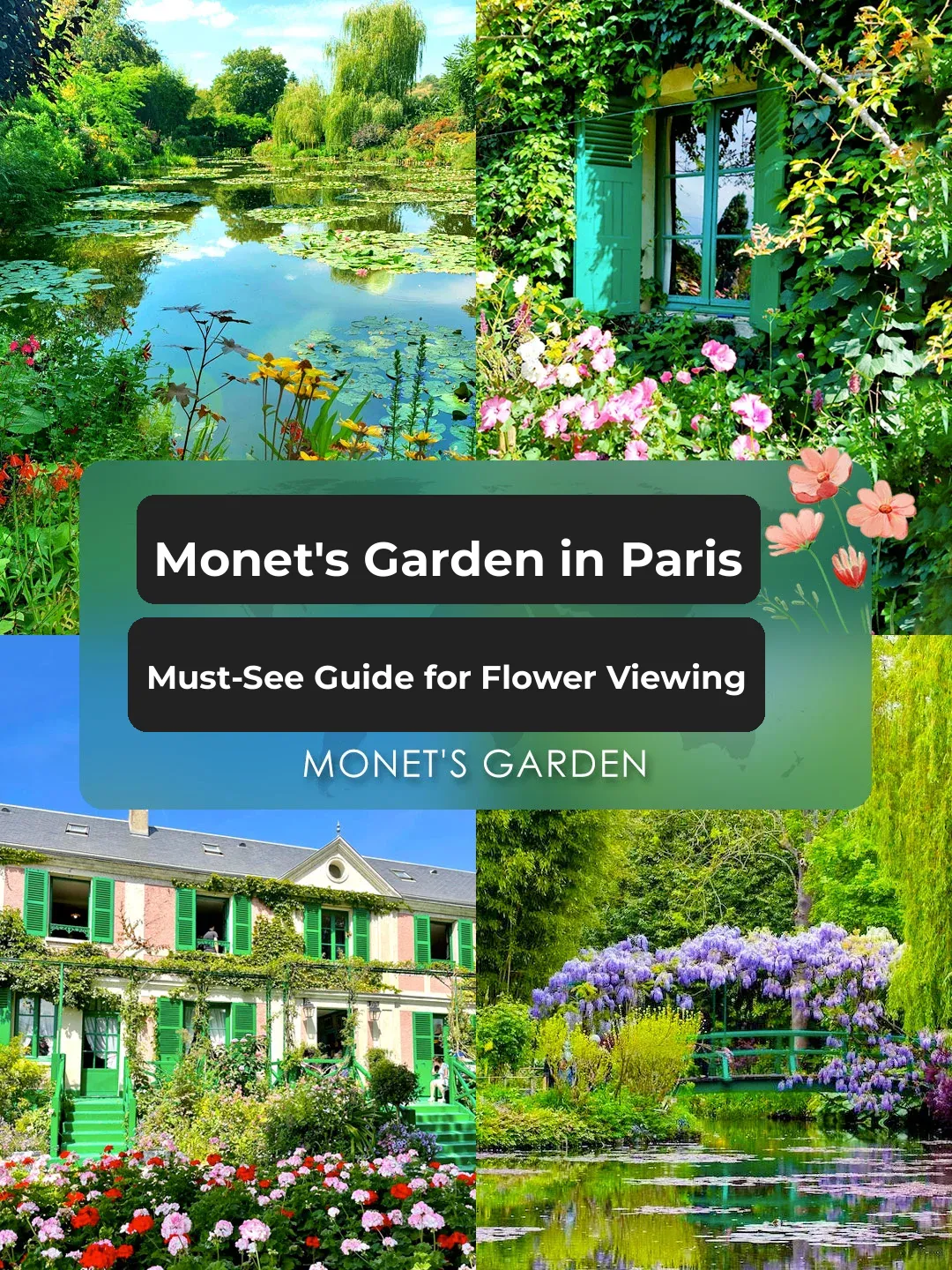 Paris's Monet Garden Flower-Viewing Guide: Stumbling Upon a Springtime Paradise