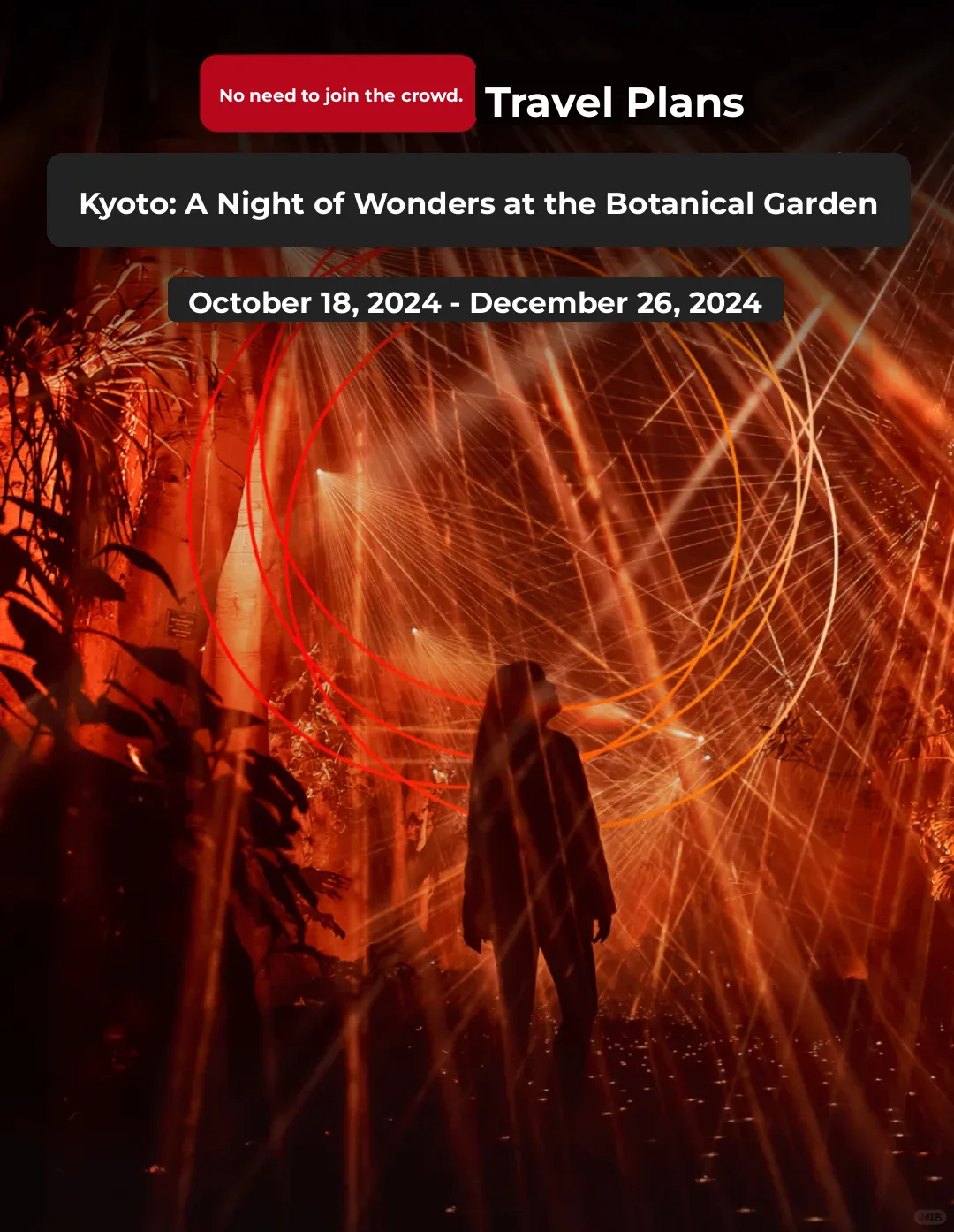 Kyoto Botanical Garden Nighttime Special Opening Extended Until the End of the Year!
