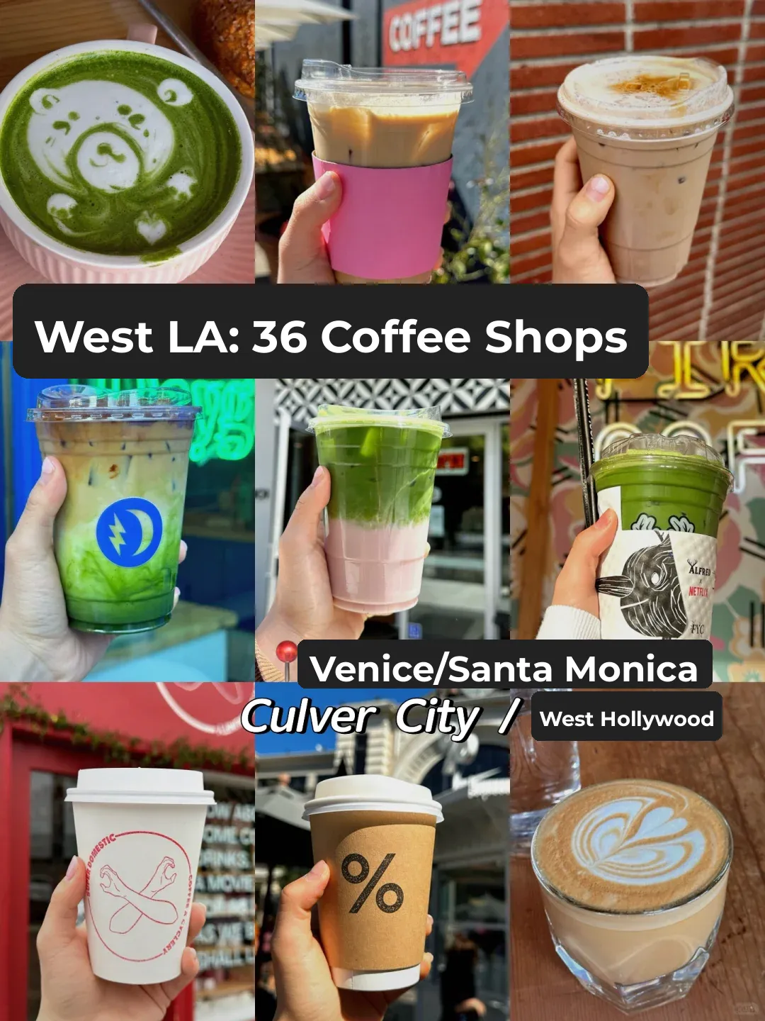 Los Angeles | West LA Coffee Shop Recs ☀️ 36 Must-Try List