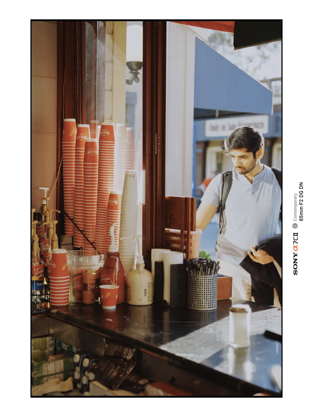 Snapped while waiting for my coffee at Biscoff