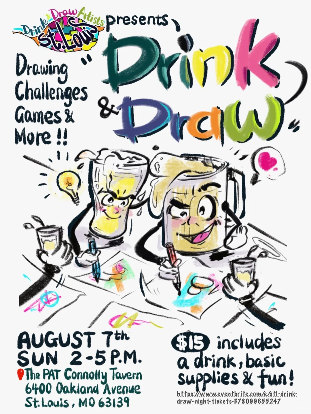 Booze & Brushes 🍺🎨 | St. Louis | Art Event