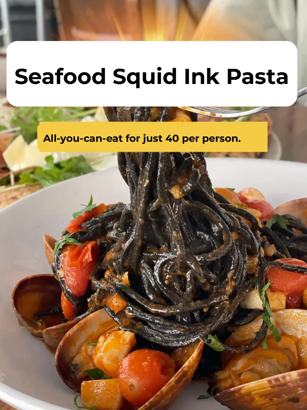 In the Bay Area! Handmade Pizza and Squid Ink Pasta are Absolutely Amazing! Delicious and Affordable