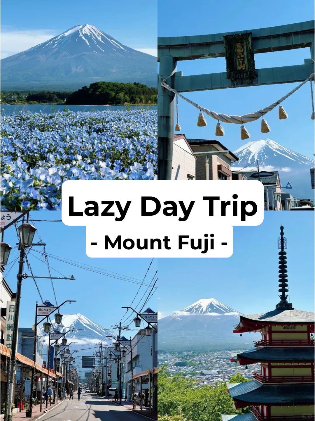 Japan Travel | Lazy Person's Guide to Mount Fuji | Classic Photo Spots Checklist