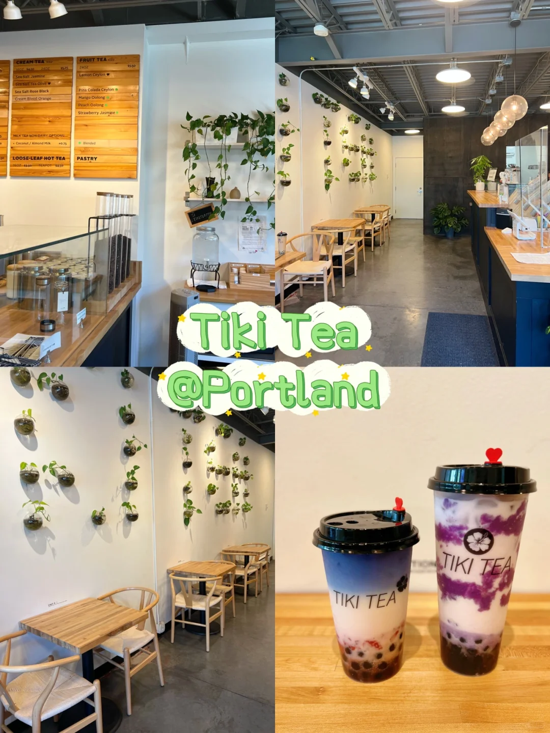 Portland Boba Shop Exploration｜Quaint, Aesthetic Tiki Tea with Instagrammable Vibes