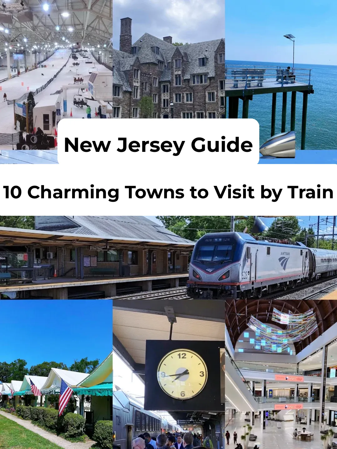 New Jersey NJ Transit | Train Stops at 10 Towns with Travel Tips